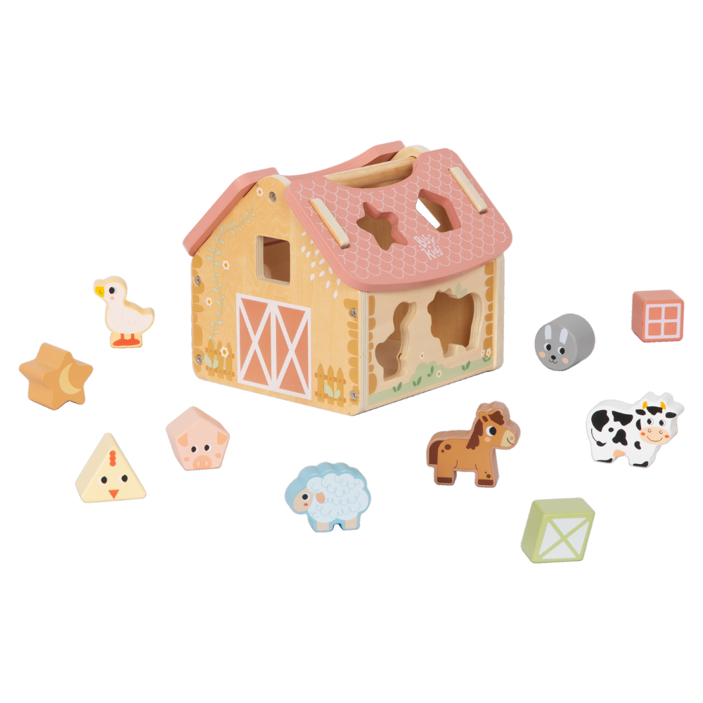 TookyToy- Farm Animals Shape Sorter