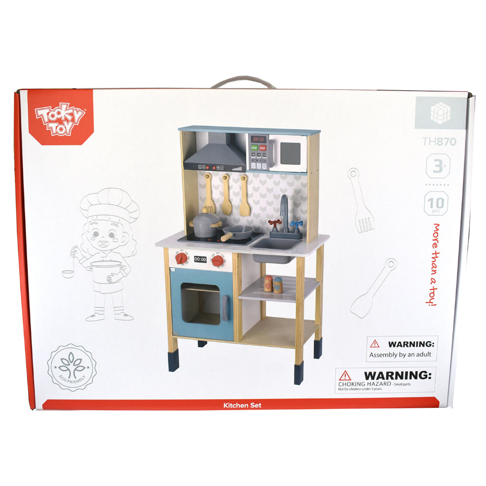 TookyToy - Pretend Play Kitchen Set with Accessories