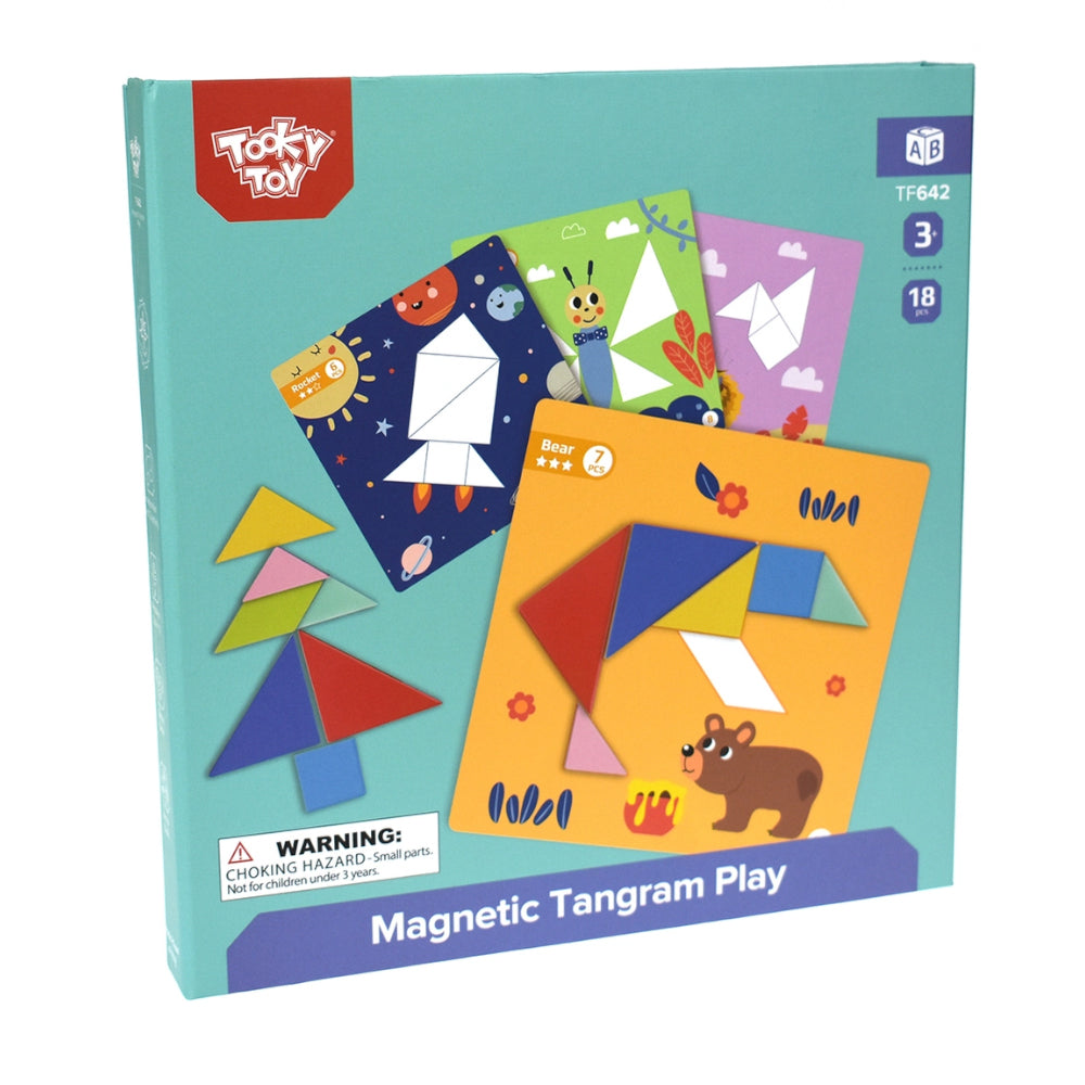 TookyToy - Magnetic Tangram Play Set