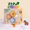 TookyToy - Wooden Play Cube Activity Toy