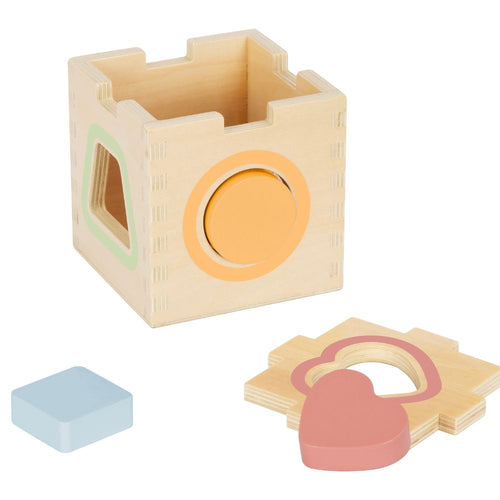 TookyToy - 3-in-1 Wooden Gift Set - Giraffe Pull-Along, Stacking Tower and Shape Sorter