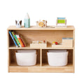 Wooden Shelf and Toy Storage for Kids Room: Rubber wood 60x90cm