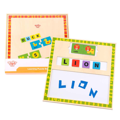 TookToy - Learning the Alphabet Wooden Puzzle Box